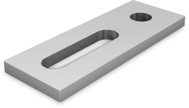 K2 Adapterblech f.M10 2002544 Stockschraube u.Solarbefestiger 40x90mm