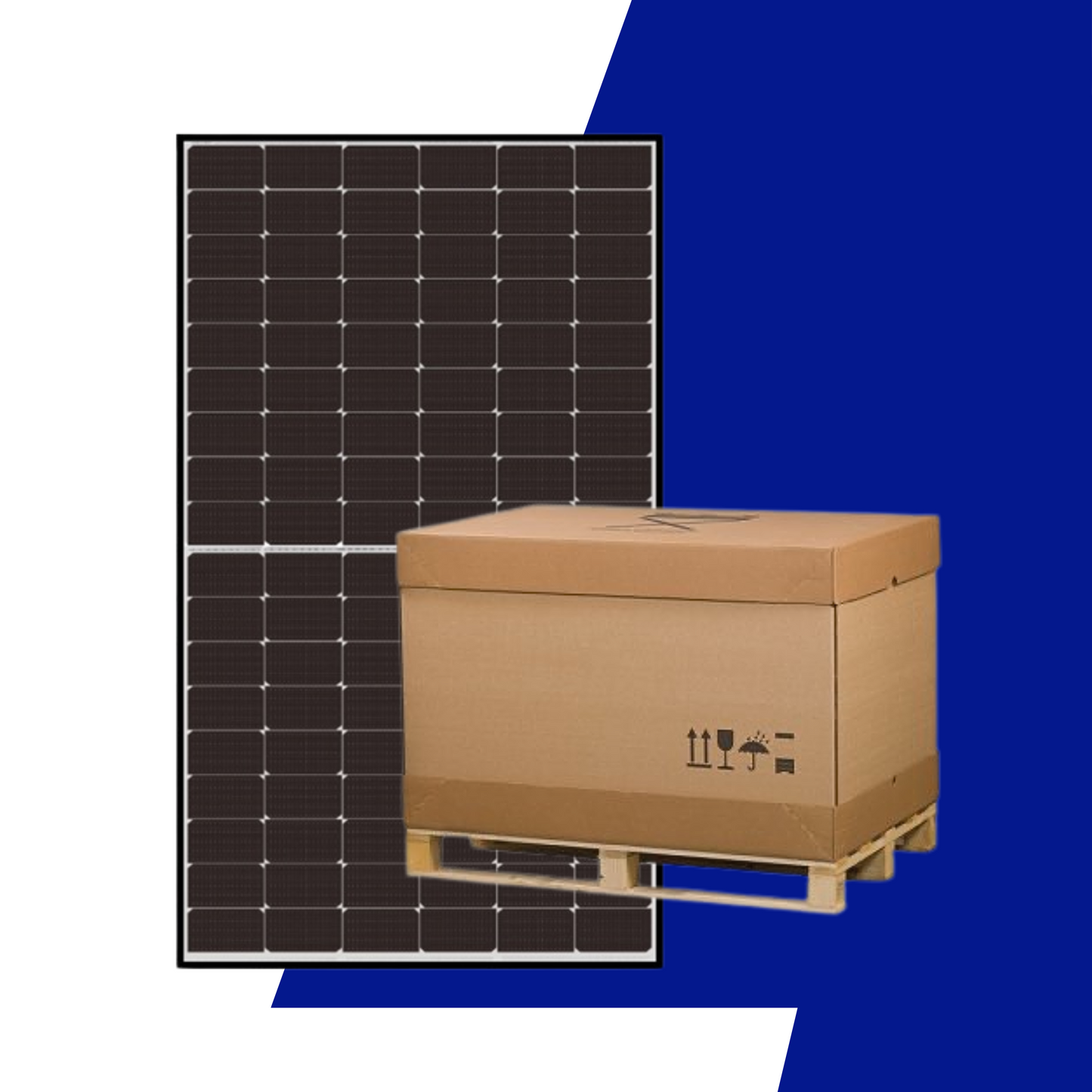 JinkoSolar 440W black frame JKM440N-54HL4R-V Palettenpreis (ab 36 Stk.)