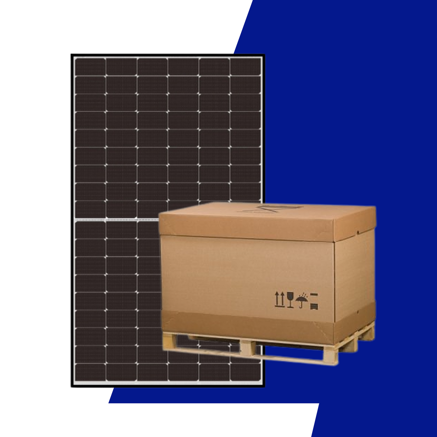 JinkoSolar 450W black frame JKM450N-54HL4R-V Palettenpreis (ab 36 Stk.)